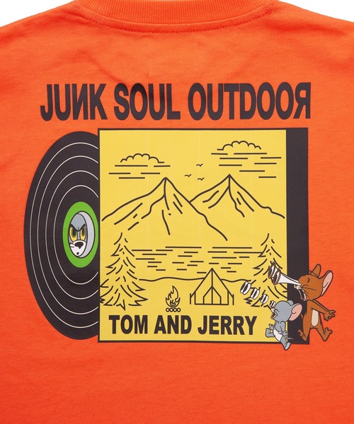 tシャツ JUNK SOUL/100%コットン TOM＆JERRY TOMレコードジャケットに