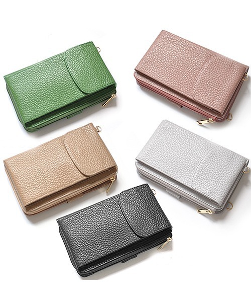 ポーチ 財布一体型で使いやすいスマホショルダー レディース | ブランド登録なし | 09