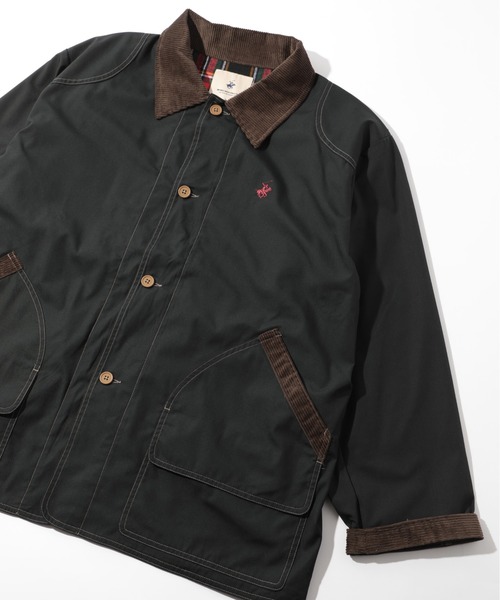 Polo Club スタジャン 黒・アイボリー F BEVERLY HILLS POLO CLUB 