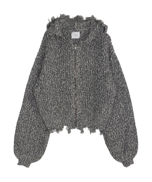 AMAIL アマイル ニット AMAIL（アマイル） ニット セーター Mix bulky hood knit レディース