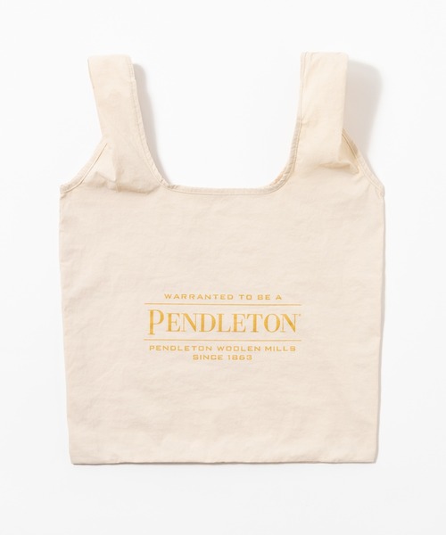 PENDLETON × MARIE INABA 3P バッグホワイト