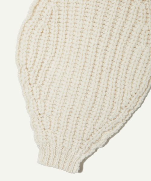 leinwande カーディガン Hand Knitted Patchwork Cardigan