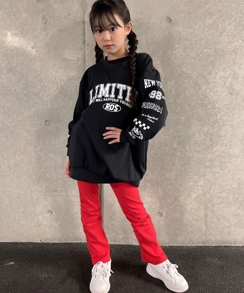 RandS/R トレーナー オーバーサイズプルオーバー キッズ 子供服