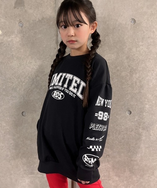 RandS/R トレーナー オーバーサイズプルオーバー キッズ 子供服