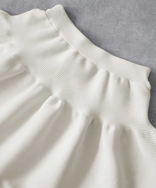 ELFRANK スカート ハイウエストロングニットコクーンスカート