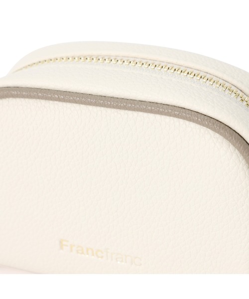 ベージュ　ポーチ　専用 バイカラーズ・ティッシュポケット付きポーチ（モカベージュ） | 販促