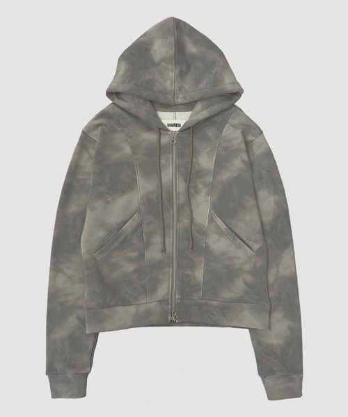 パーカー RUST DOUBLE ZIP HOODIE レディース VIAVANDA パーカー RUST DOUBLE ZIP HOODIE レディース