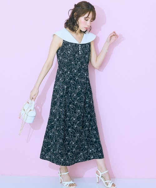 marun（マルン） ワンピース 「大きいサイズ」 フラワープリント