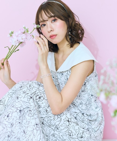 marun（マルン） ワンピース 「大きいサイズ」 フラワープリント