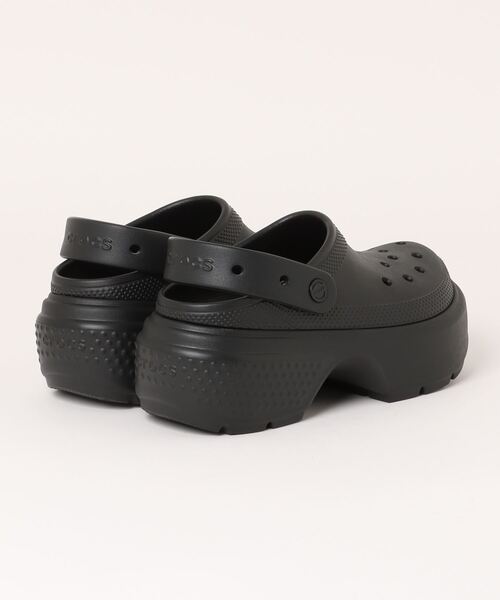クロックス ストンプ クロッグ ブラック レディース メンズ 厚底サンダル crocs クロックス CROCS ストンプ クロッグ stomp clog メンズ