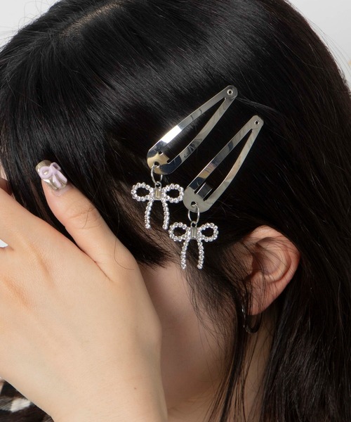 WEGO ヘアピン WEGO/「2点セット」ビジューモチーフブラパッチン