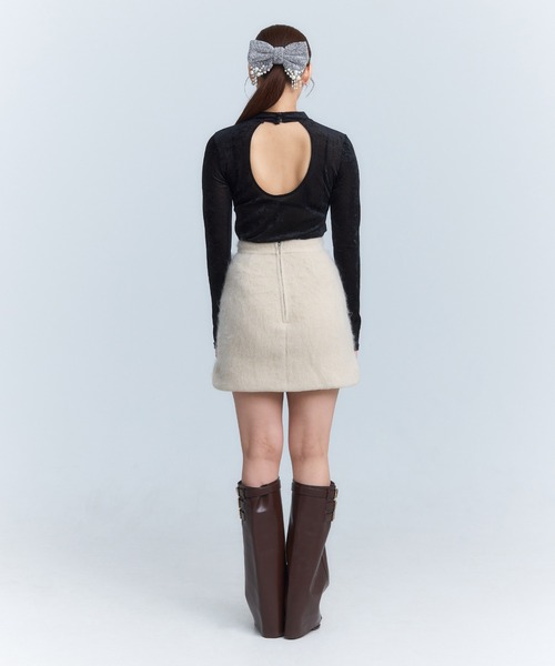 eimyシャギーウールミニスカート eimy istoire スカート シャギーウールミニスカート : ZOZOTOWN