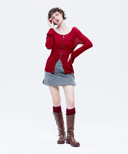 eimyシャギーウールミニスカート eimy istoire スカート シャギーウールミニスカート : ZOZOTOWN