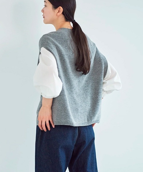 HAU（CLASKA） ニット セーター ニットベストfine レディース
