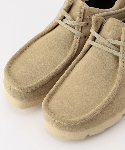 【新品同様】CLARKS Wallabee GTX ベージュ 8 Clarks（クラークス） ブーツ Wallabee GTX/ワラビー ゴアテックス