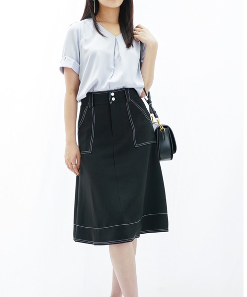 ささ　♡acka♡スカート クラシカルフリルジャンスカ | outlet | axes femme online shop