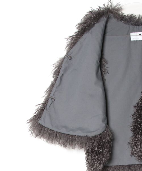 three dots（スリー ドッツ） ベスト ジレ ウェイビーファー