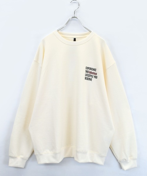 おしゃれスタ トレーナー スウェット cardboard knit crew neck