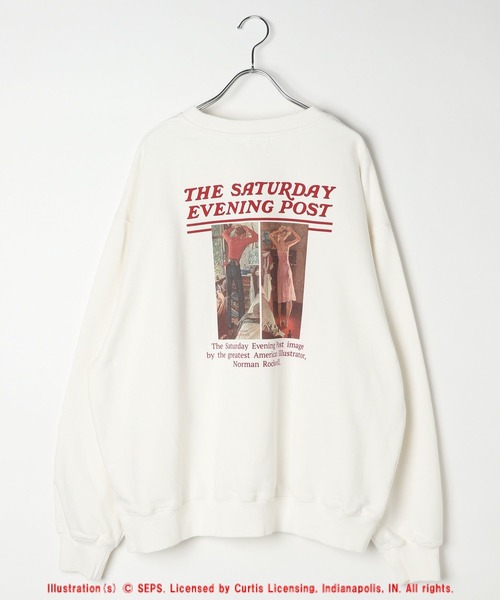LEPSIM（レプシィム） トレーナー スウェット 「The Saturday Evening