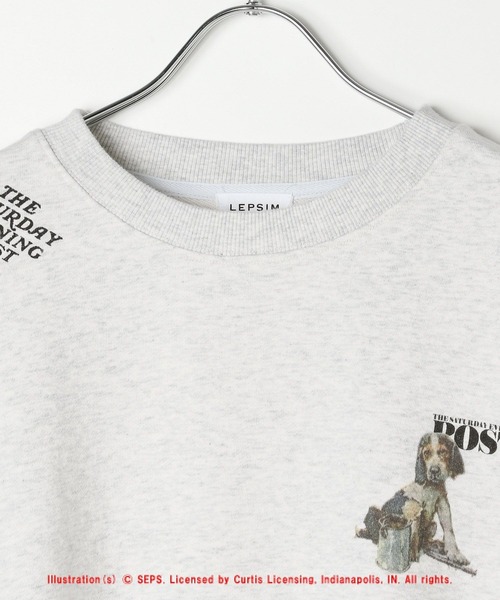 LEPSIM（レプシィム） トレーナー スウェット 「The Saturday Evening