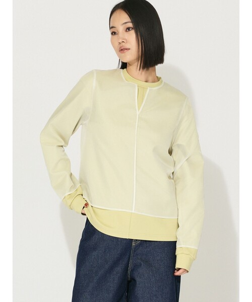 tシャツ MIDIUMISOLID for Ladies シアースキッパープルオーバー レディース