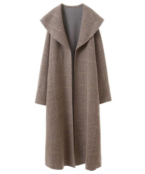 ステンカラーコート 「CURRENTAGE/カレンテージ」Double face cloth 