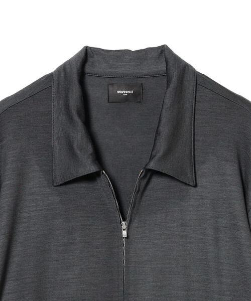 定価約4万【美品】WRAPINKNOT / メリノウール ジップ ブルゾン Demi-Luxe BEAMS（デミルクス ビームス）WRAPINKNOT / メリノウール