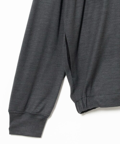 定価約4万【美品】WRAPINKNOT / メリノウール ジップ ブルゾン Demi-Luxe BEAMS（デミルクス ビームス）WRAPINKNOT / メリノウール