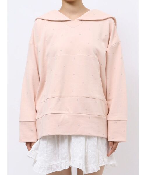 merry jenny petit flowerセーラースウェット merry jenny トレーナー スウェット petit flowerセーラー