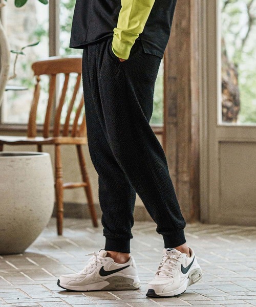 CAMBIO（カンビオ） パンツ mp13092- Dobby Jacquard Cut Sew Tapered