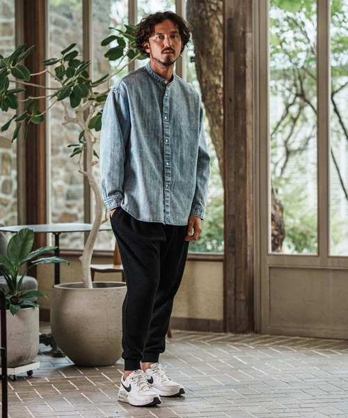 CAMBIO（カンビオ） パンツ mp13092- Dobby Jacquard Cut Sew Tapered