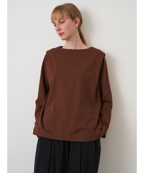 tシャツ ショルダータックカットソー レディース