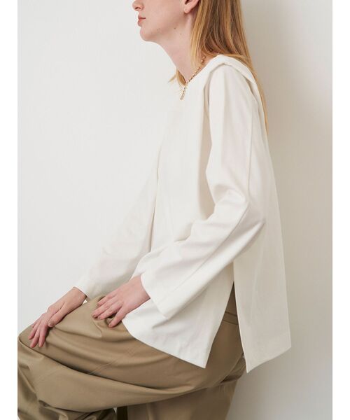 ELENDEEK（エレンディーク） tシャツ ショルダータックカットソー