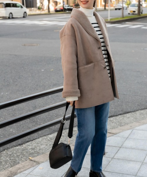 URBAN RESEARCH DOORS」 コート MEDIUM ブラウン レディース