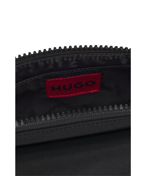 HUGO ロゴ ナイロン メッシュ ボディバッグ ウエストポーチ 黒 Amazon | [ヒューゴ ボス] ウエストポーチ ボディバッグ