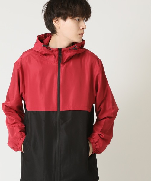 専用レアHOMME PLISSE  フード パーカー ジャケットコート　赤　美品 専用レアHOMME PLISSE フード パーカー ジャケットコート 赤 美品