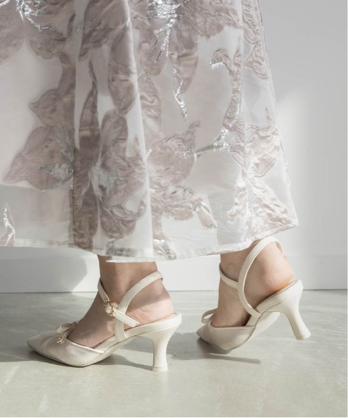【未使用 美品】RANDA シアーリボンストラップパンプス シアーリボンストラップパンプスRANDA公式サイト