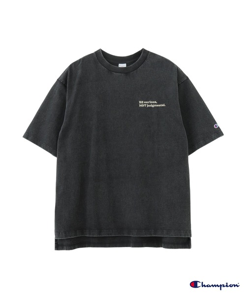 Champion tシャツ 「Champion別注」(ROSE BUD×Champion)LOGO