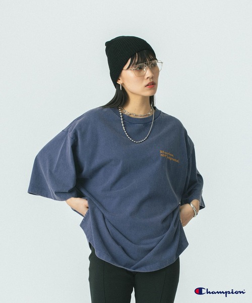 Champion（チャンピオン） tシャツ 「Champion別注」(ROSE BUD