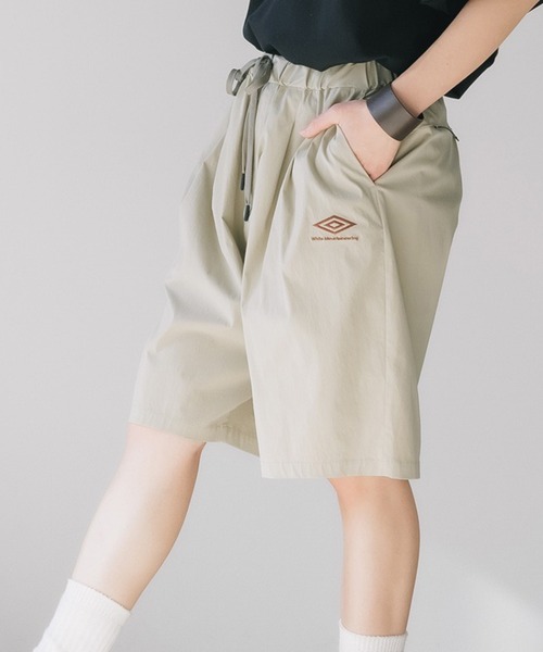 d.i.a. ショートパンツ ホワイト リング付き 25SS｜WAAC X JONES】WOMEN カーゴショートパンツ ホワイト