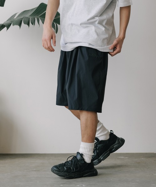 ★UMBRO/軽量 ウォッシング 4分丈 半ズボン★男女共用 UMBRO(アンブロ) ハーフ・ショートパンツ(メンズ) - 海外通販のBUYMA