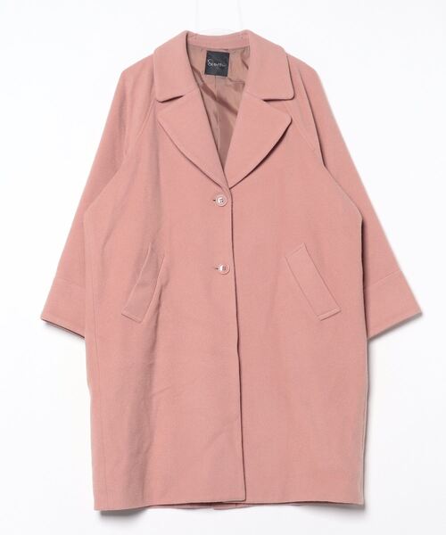 URBAN RESEARCH ROSSO WOMEN」 チェスターコート FREE ピンク