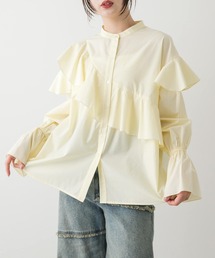 ブラウス シャツ アシメフリルブラウス レディース｜ZOZOTOWN Yahoo!店