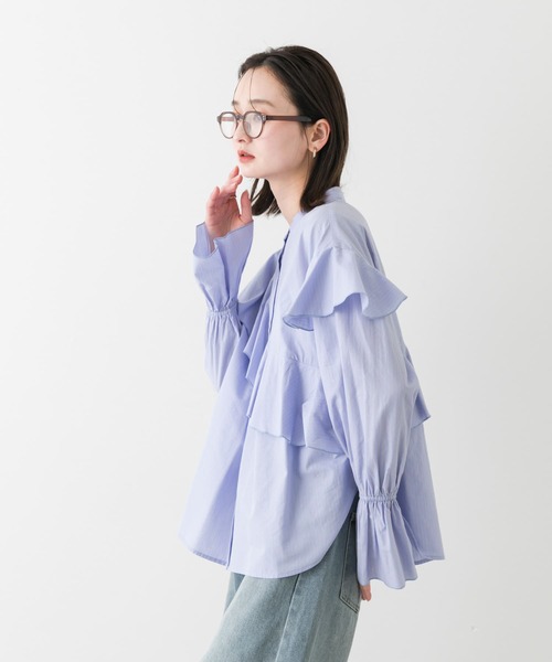 SENSE OF PLACE by URBAN RESEARCH ブラウス シャツ アシメ