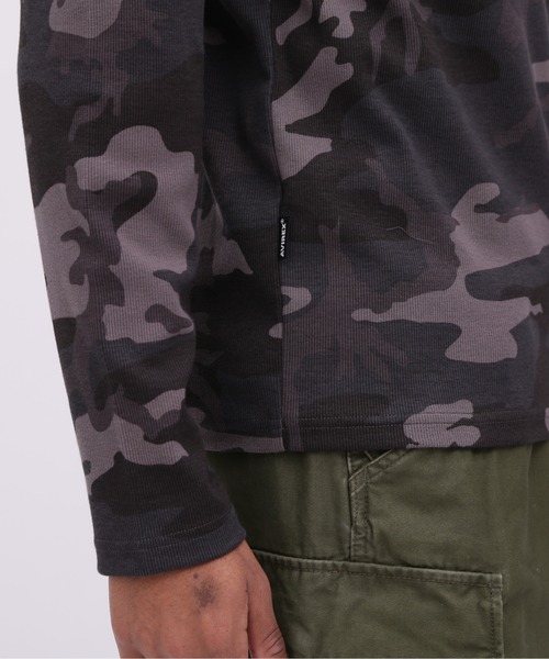 AVIREX（アヴィレックス） tシャツ 「WEB限定」DAILY RIB LONG SLEEVE