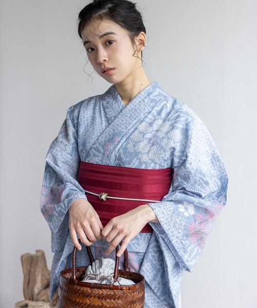 有松絞り 女性浴衣 手縫い  お誂え 2-③ 楽天市場】【utatane 有松絞り 浴衣3点セット 藍色に隠れる四つ