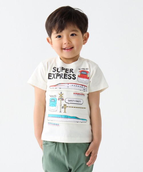 SHIPS Colors tシャツ Colors:80〜130cm / JR 新幹線 TEE キッズ