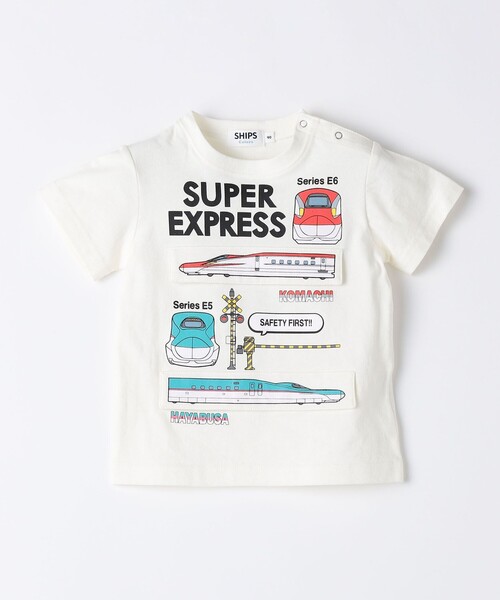 SHIPS Colors tシャツ Colors:80〜130cm / JR 新幹線 TEE キッズ