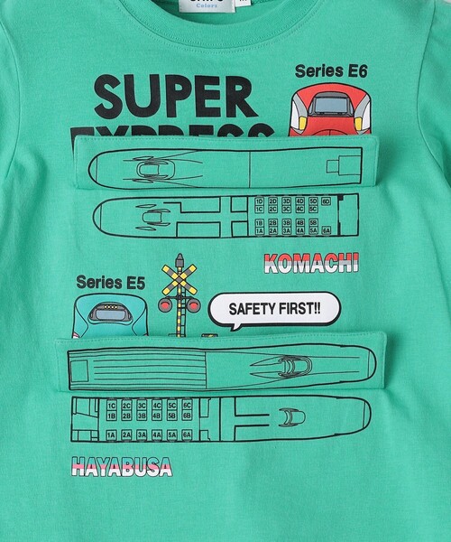 130キッズＴシャツ SHIPS Colors tシャツ Colors:80〜130cm / JR 新幹線 TEE キッズ