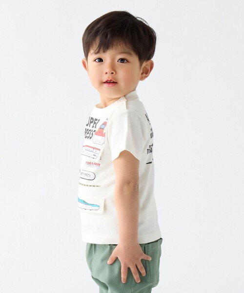SHIPS Colors tシャツ Colors:80〜130cm / JR 新幹線 TEE キッズ